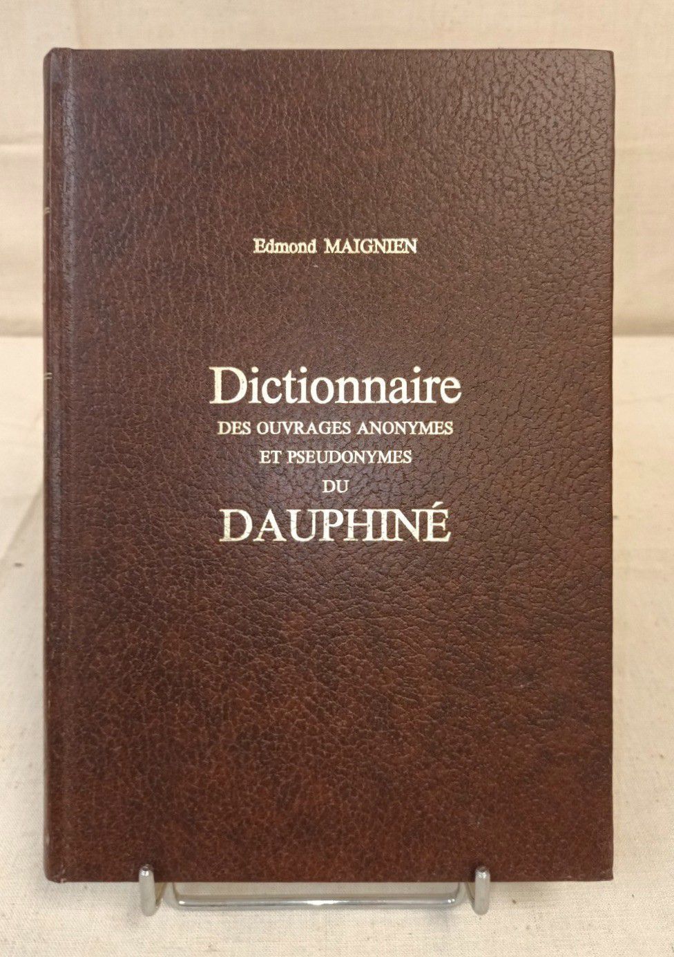 Null 
MAIGNIEN (Edmond). Dictionnaire des ouvrages anonymes et pseudonymes du Da&hellip;