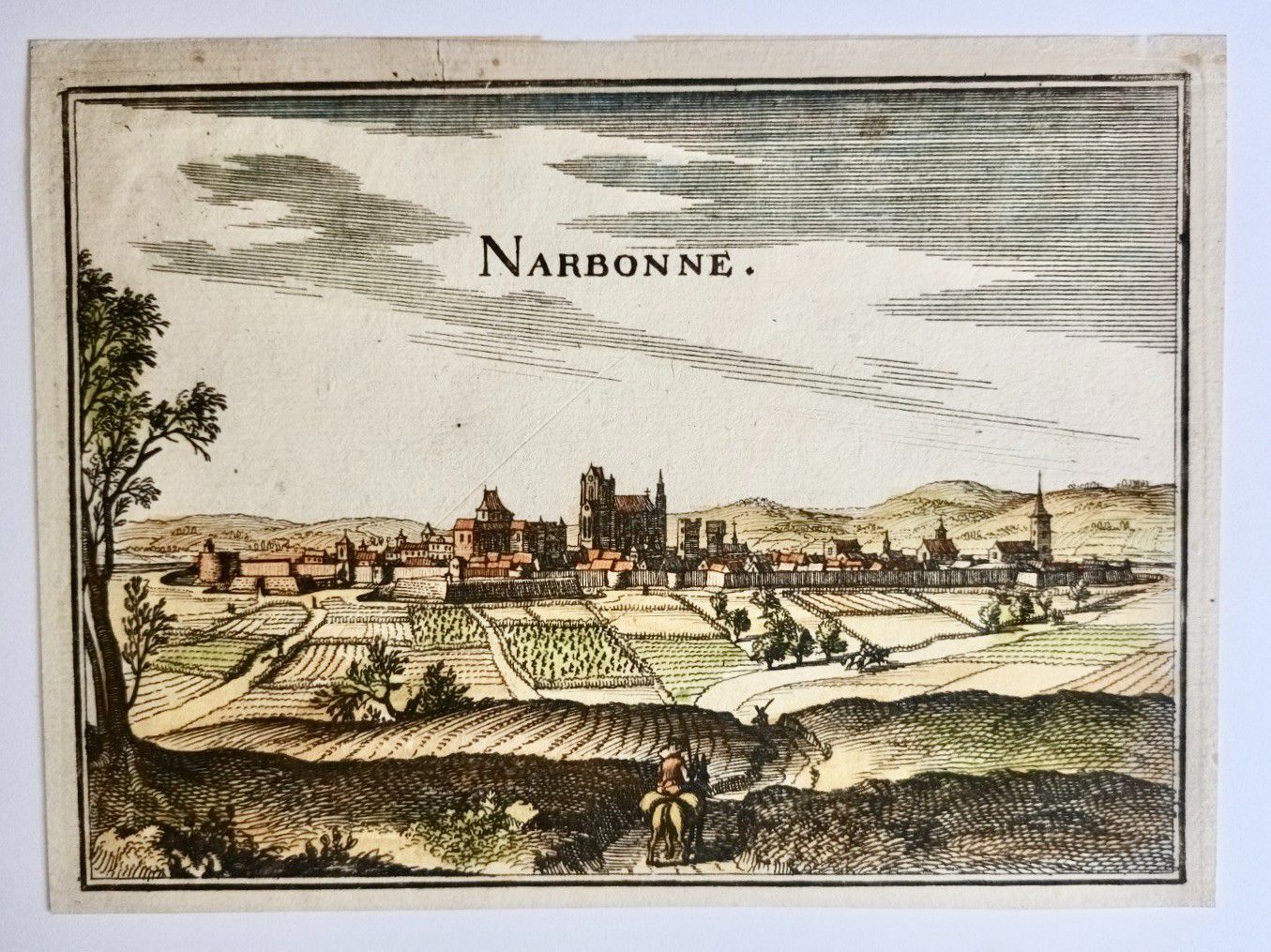 Null 
NARBONNE. Belle vue du XVII siècle de la ville de Narbonne.

Probablement &hellip;