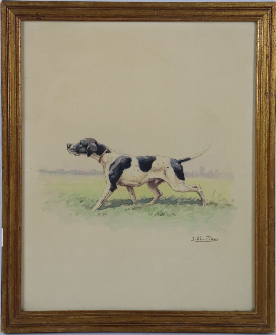 Null Joseph OBERTHUR (1872-1956)

Pointer at the stop.

Watercolor and pencil on&hellip;