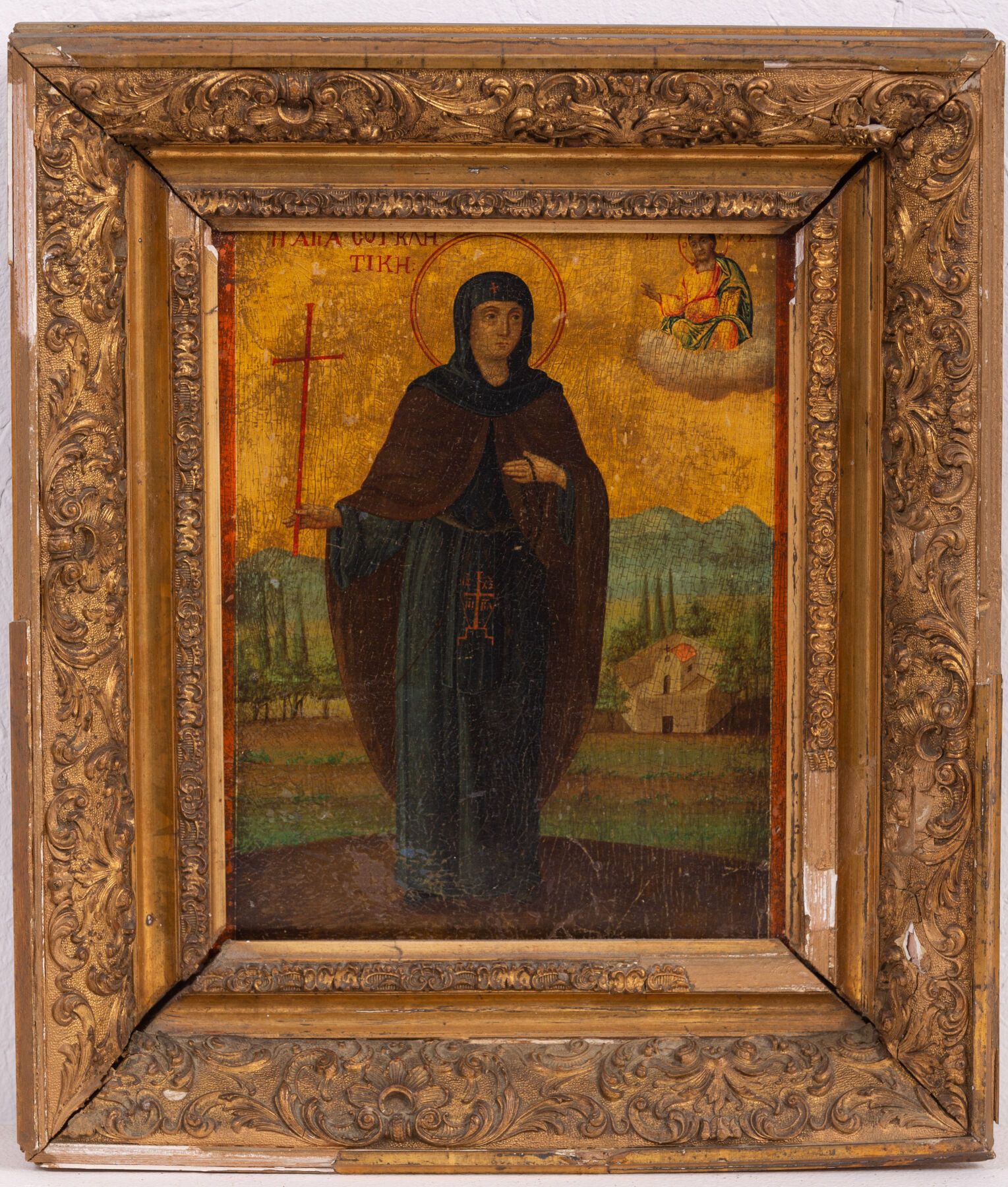 Null Ikone "Die Jungfrau Maria".
Griechenland, 19.
Tempera auf Holz
27 х 20,5 cm&hellip;