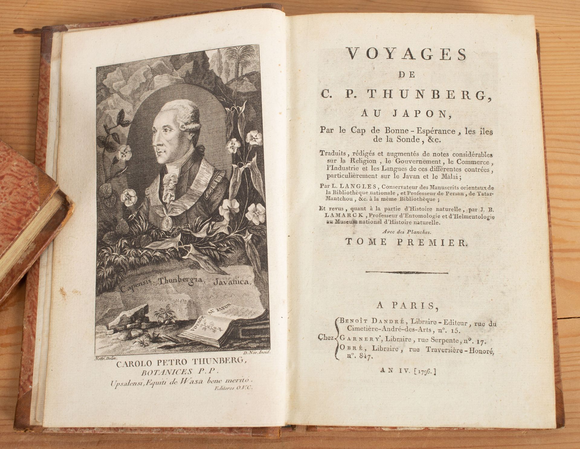 Null Thunberg (C. P.).Voyages au Japon par le Cap de Bonne Espérance, les îles d&hellip;