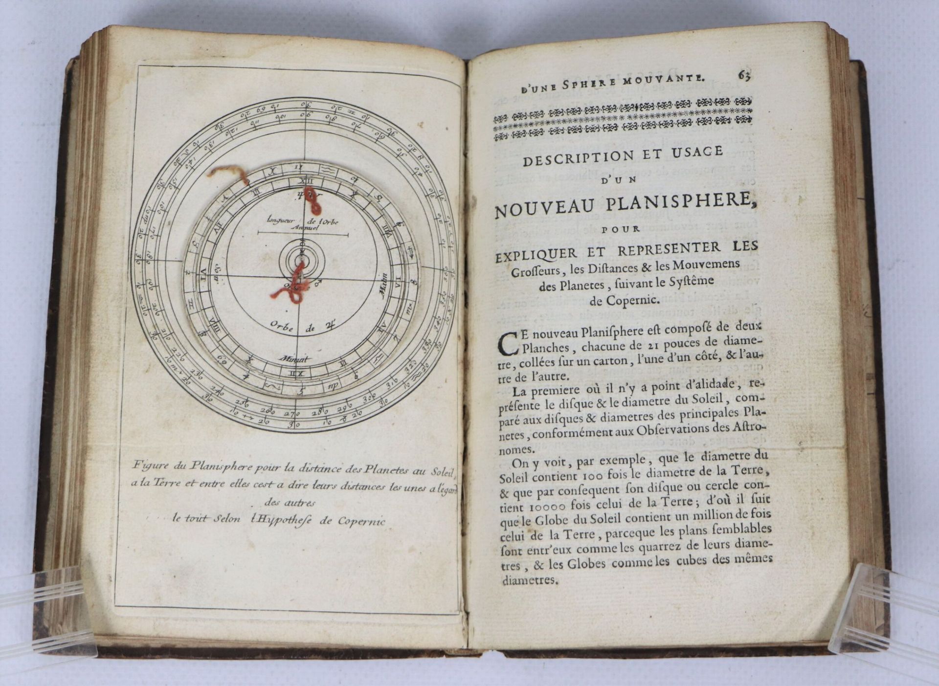 Null 鸽子。用钟摆的方式描述一个移动的球体。巴黎，Quillau，1714年。In-8, xxii pp, (1) f., 142 pp, (1) f., &hellip;
