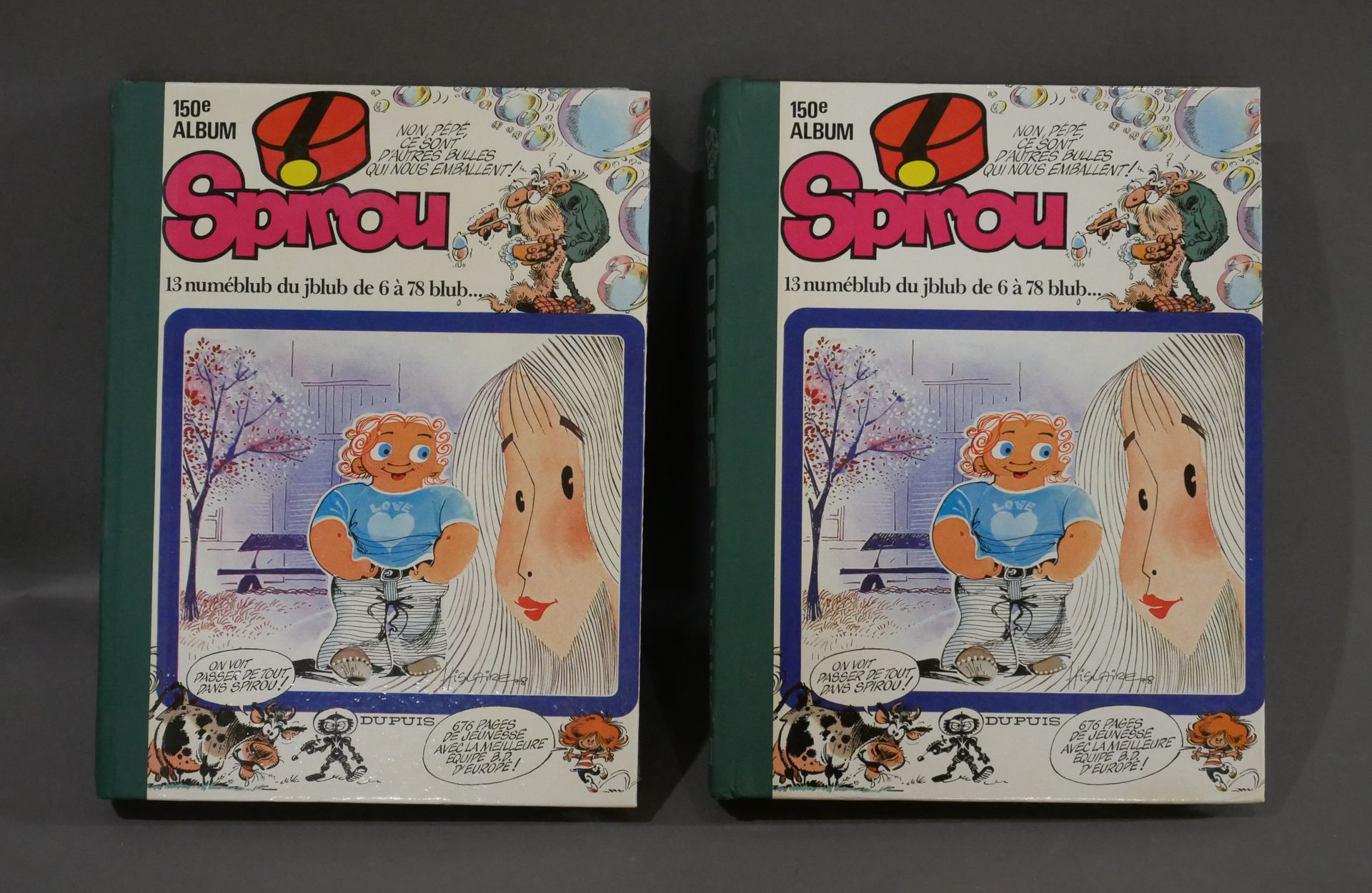 Null SPIROU 

1978 - 41ème année - N° 2099 au 2111- Lot de 2 reliures n°150, BE &hellip;