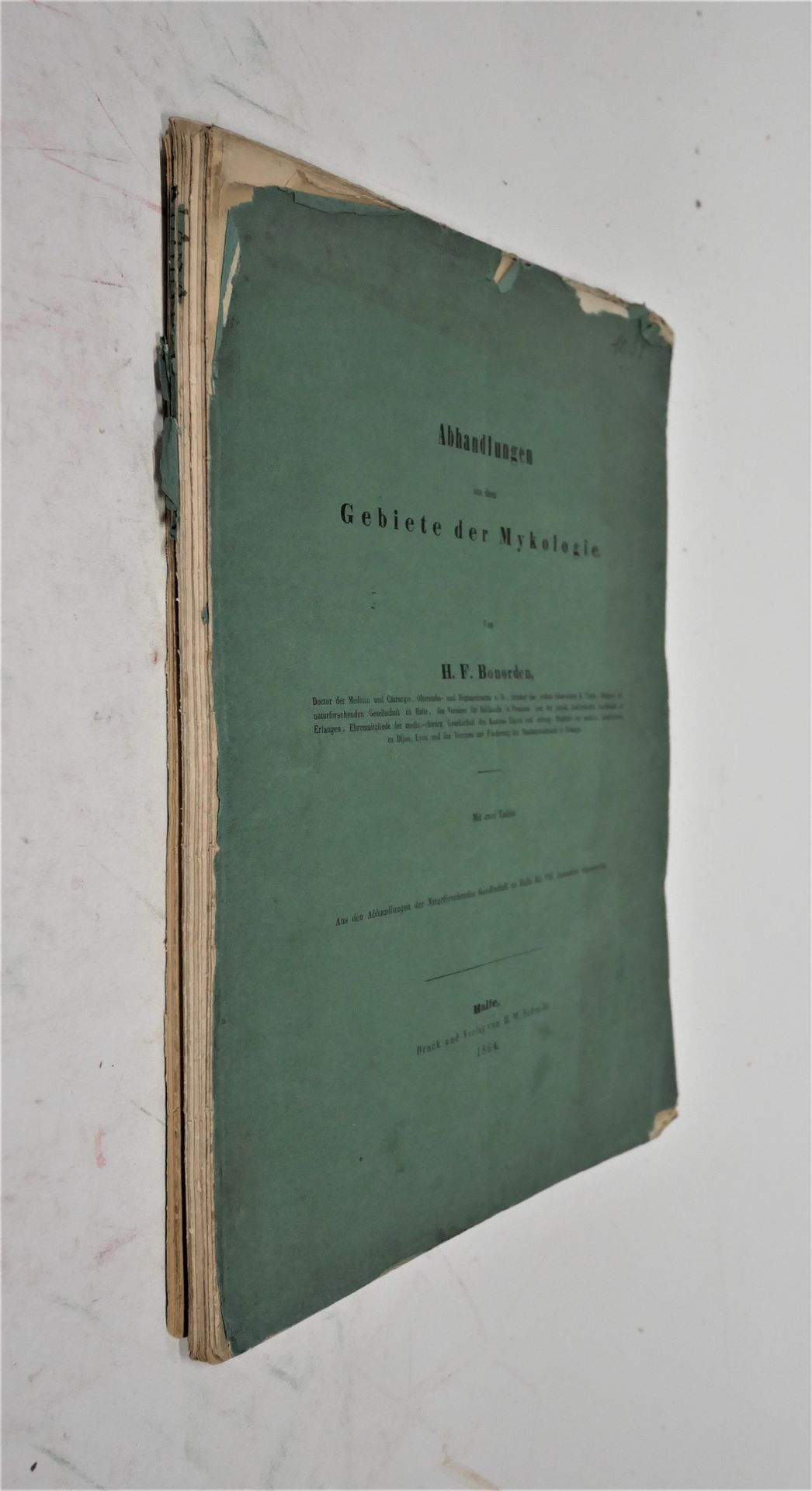 Null Friedrich Hermann BONORDEN. 

Abhandlungen aus dem Gebiete der Mykologie. V&hellip;