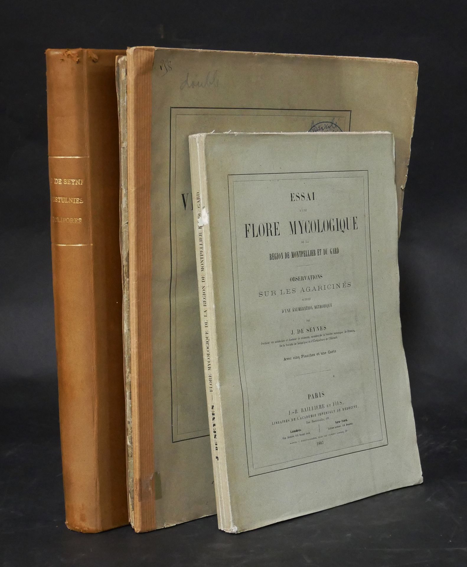 Null J. De SEYNES.研究服务于生物自然史。马松，1886年。3卷。

- Essai de flore mycologique Montpell&hellip;