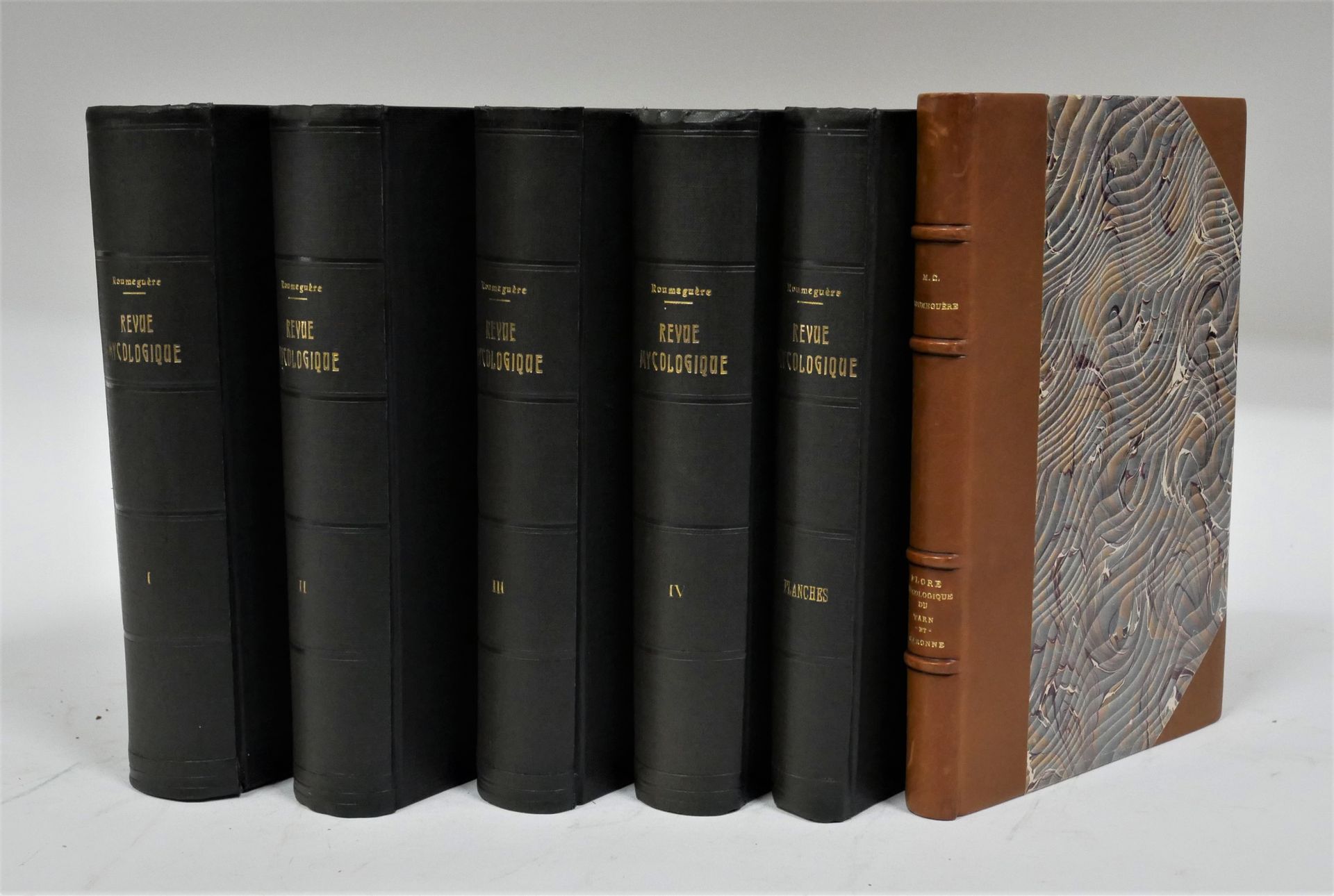 Null Casimir ROUMEGUERE. 

Revue mycologique, 1879-1893. 5 volumi, uno con tavol&hellip;