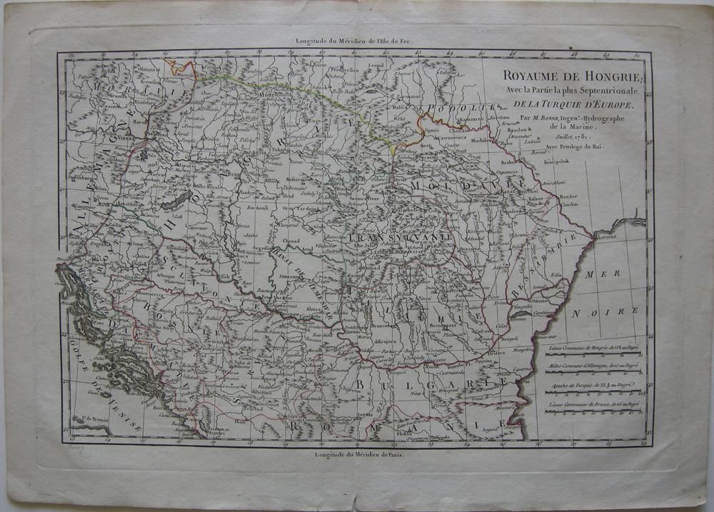 Null Carte du Royaume de Hongrie avec la partie la plus septentrionale de la Tur&hellip;