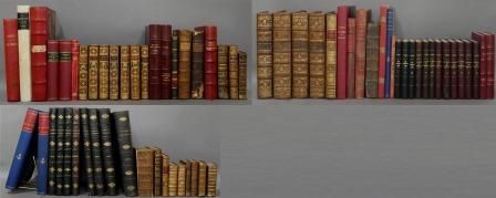 Null Lotto di libri rilegati del XIX e XX secolo