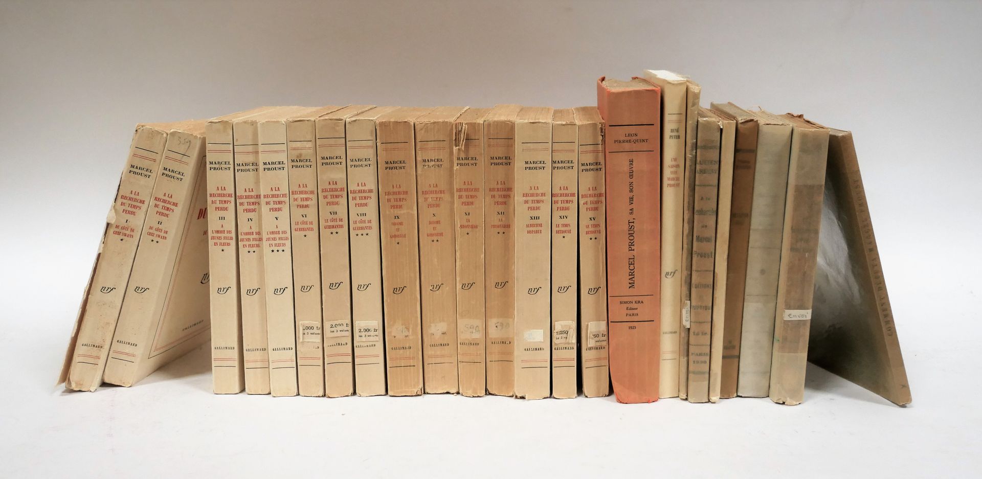 Null MARCEL PROUST. 

In search of lost time. NRF Gallimard, 1927. 15 volumes.

&hellip;