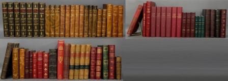 Null Lot of 19th and 20th century books, bound and stapled