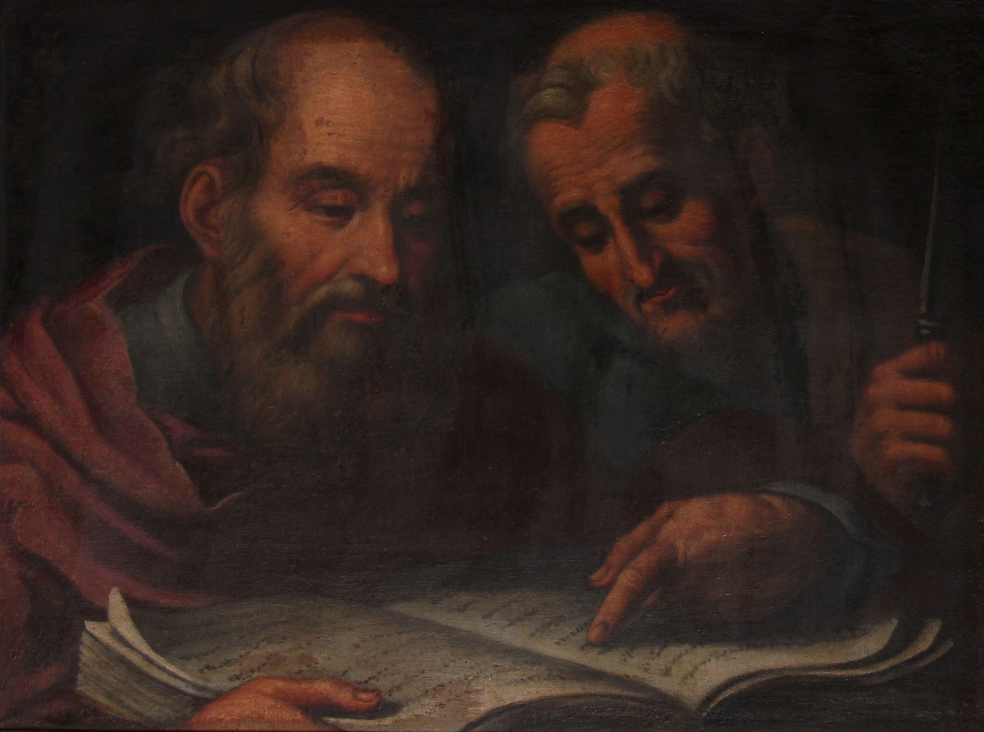 Null Scuola italiana del XVII secolo.
San Filippo e San Bartolomeo 
49 x 65 cm (&hellip;