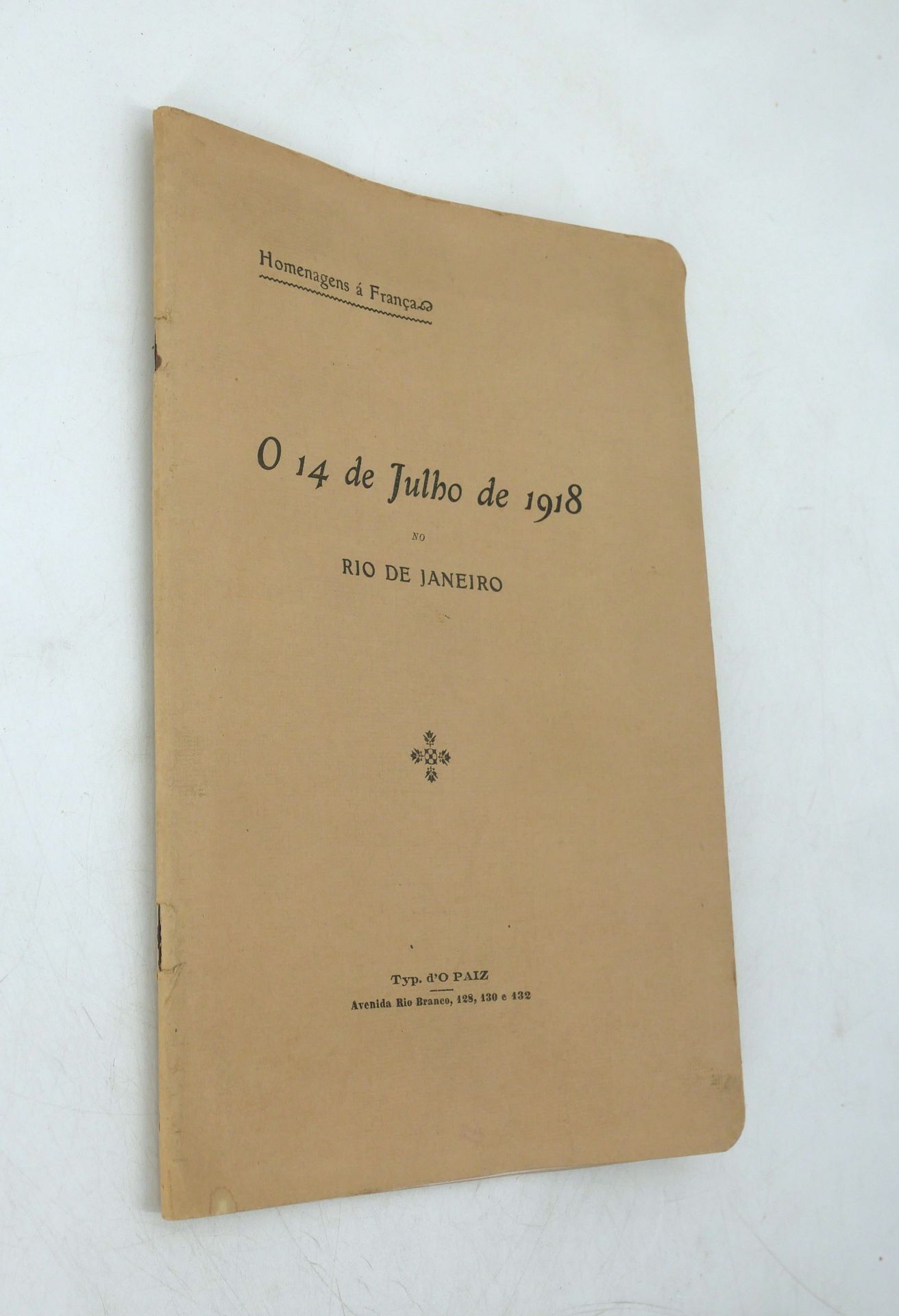 Null PAUL CLAUDEL
O 14 de Julho de 1918 no Rio de Janeiro.
Typographie D’O Paiz,&hellip;