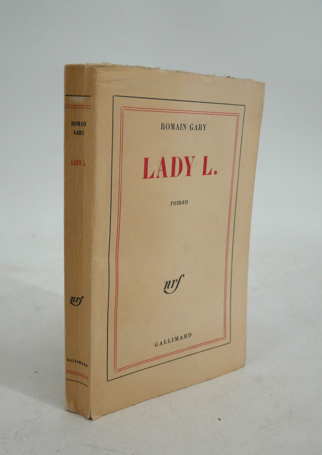 Null ROMAIN GARY. 
Lady L. 
Gallimard, 1963. In-12 br. Édition originale françai&hellip;