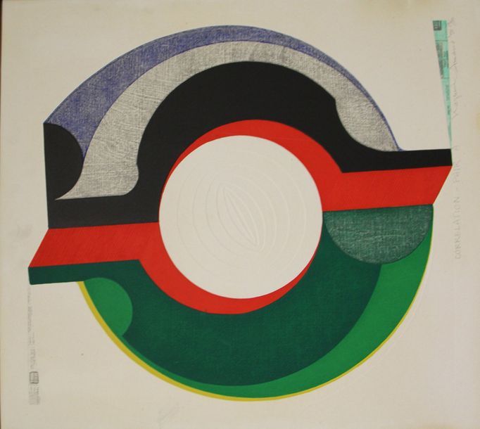 Null AMANO Kazumi (1927-2001) Corrélation - pair - A Gravure n°19/30, titrée, si&hellip;