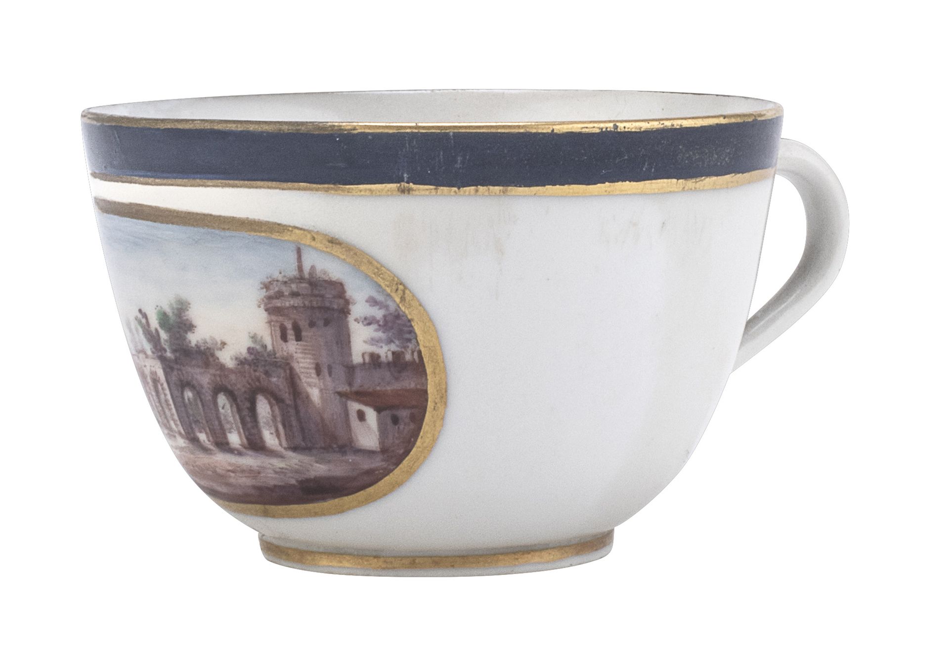Null BEAUTIFUL PORCELAIN CUP, GINORI XVIII CENTURY

en émail blanc et polychrome&hellip;