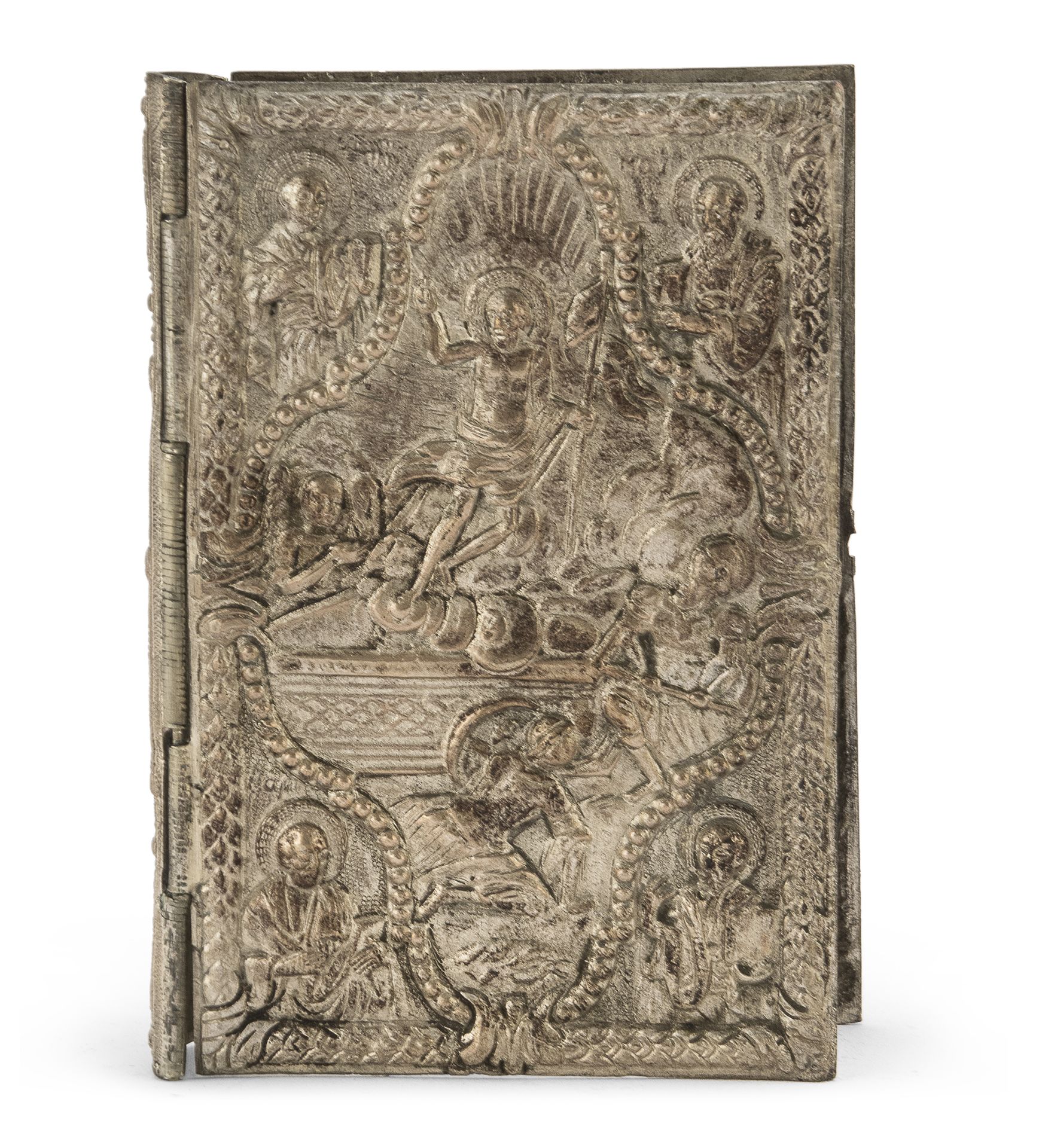 Null SILVER BRONZE BINDING, GREECE OR BALKANS, LATE 19TH CENTURY