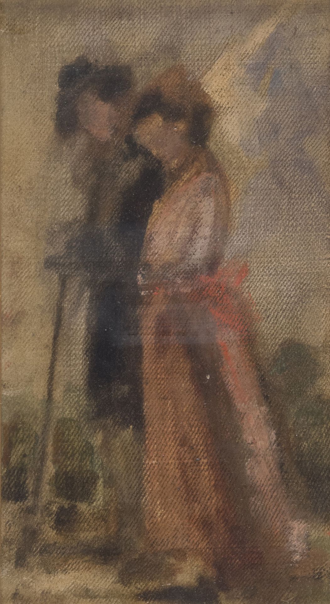 Null 20世纪画家



漫步的人物

布面油画，cm. 26 x 15

有框