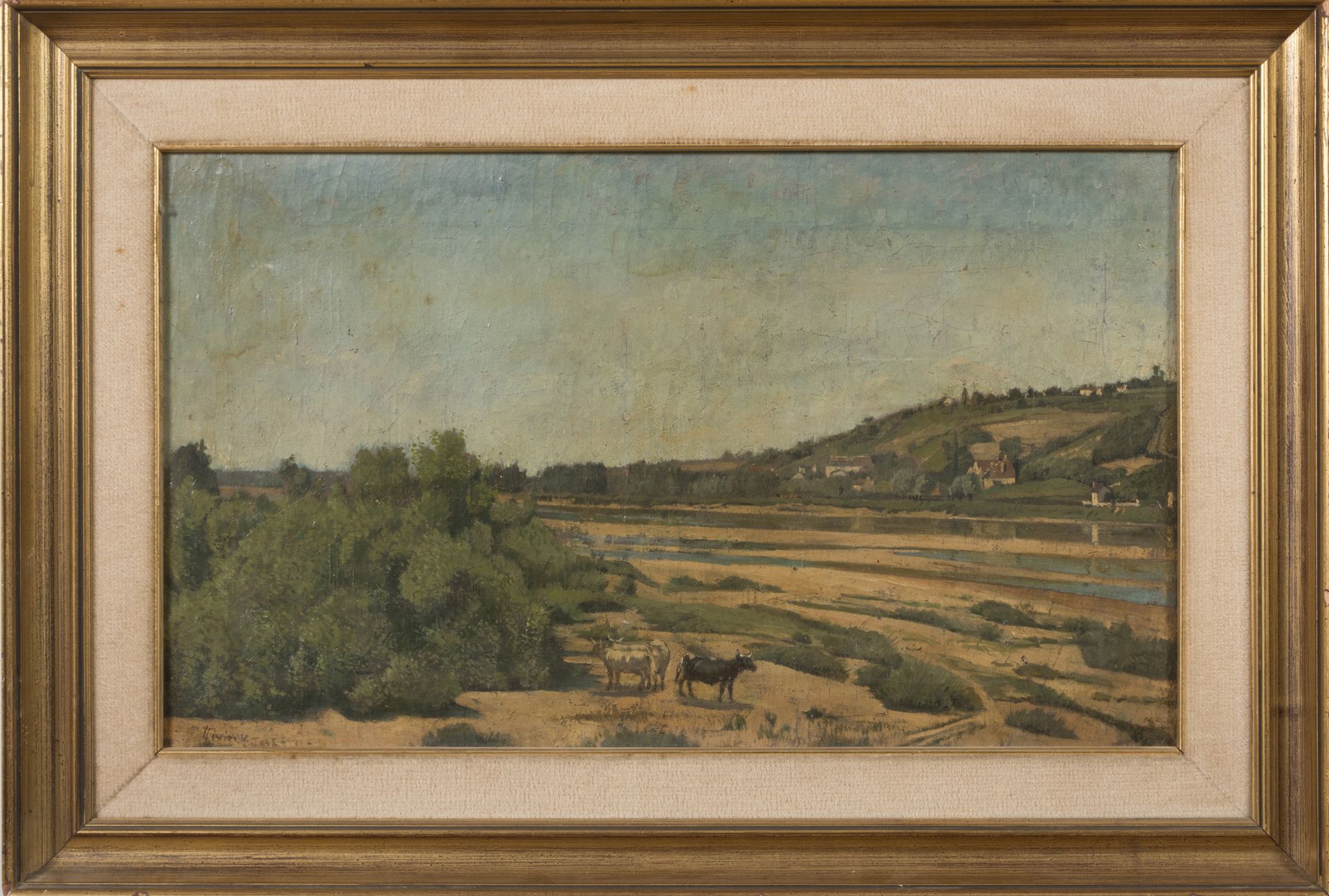 Null LOUIS LEONARD TIXIER 

(Nevers 1839 - 1881)



Landschaft mit Herden

Öl au&hellip;