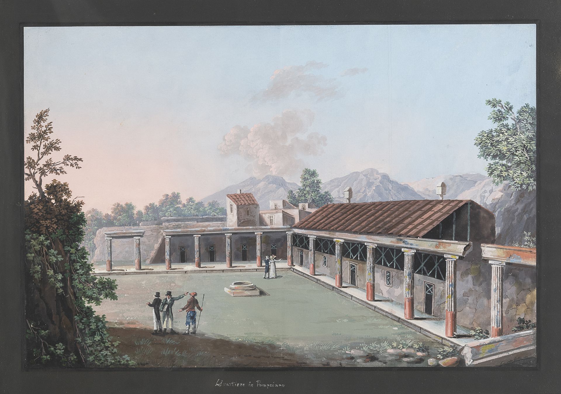 Null PITTORE NAPOLETANO, XIX SECOLO



QUARTIERE IN POMPEIANO

Gouache su carta,&hellip;