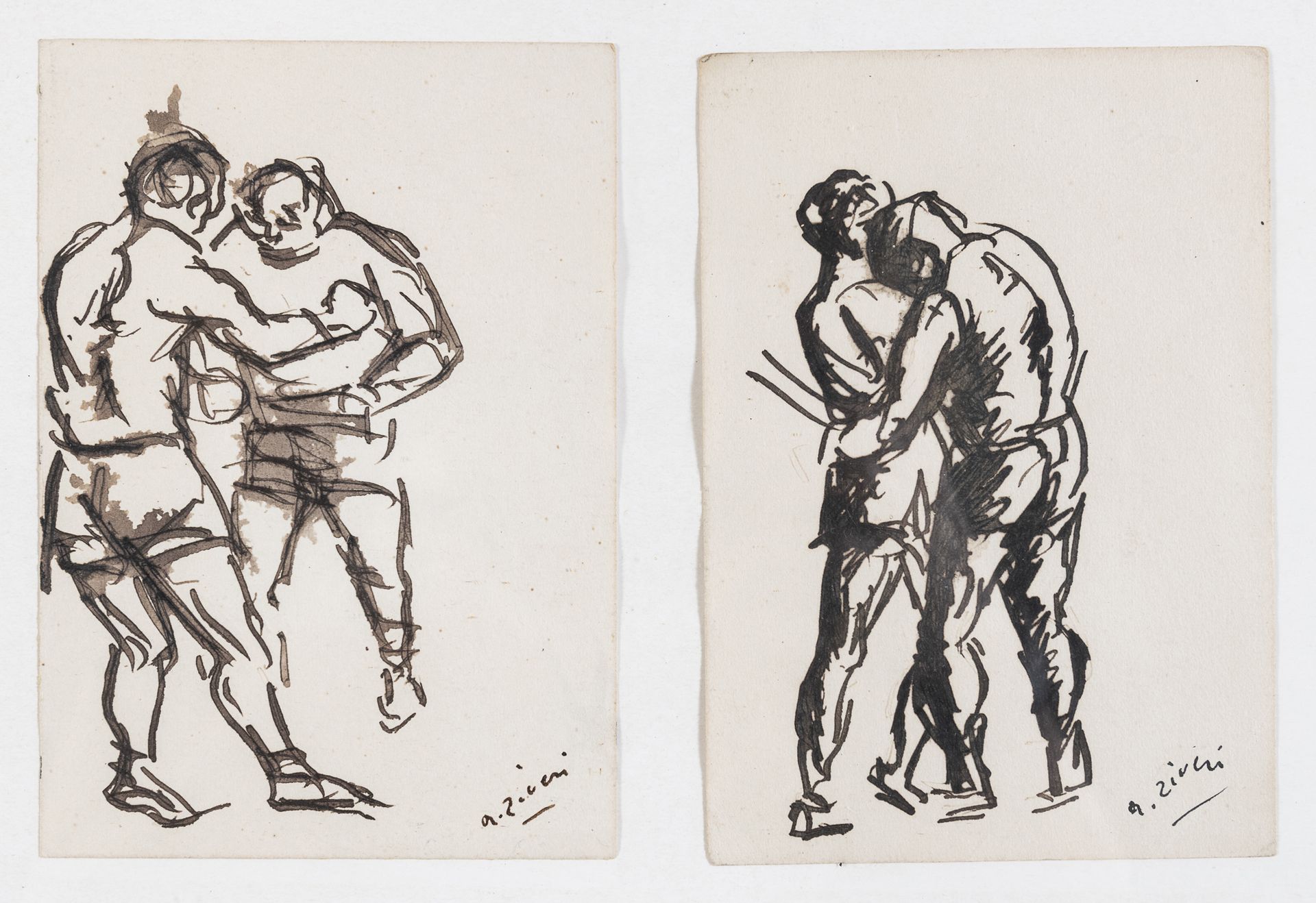 Null ALBERTO ZIVERI


(Roma 1908 - 1990)





Luchadores


Dos dibujos a tinta s&hellip;
