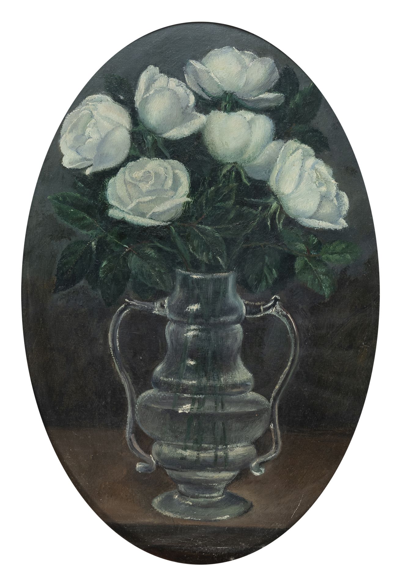 Null 卡洛-索克拉特


(Mezzanabigli 1889 - 罗马 1967)





鲜花，1930/36


椭圆形画布上的油彩，cm. 63 &hellip;
