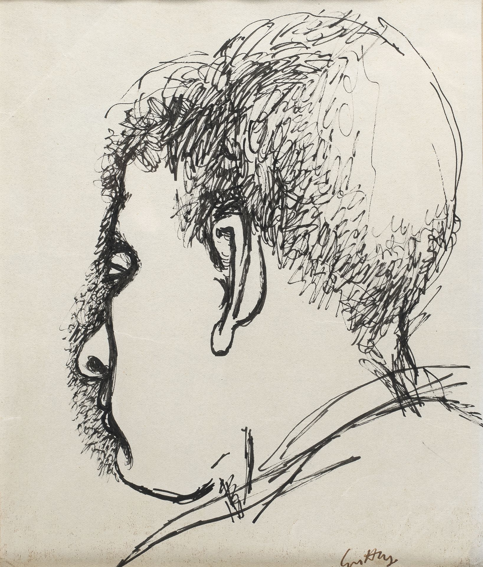 Null 雷纳托-古特索（RENATO GUTTUSO


(Bagheria 1911 - Rome 1987)





一个人的肖像》，1958年


中&hellip;