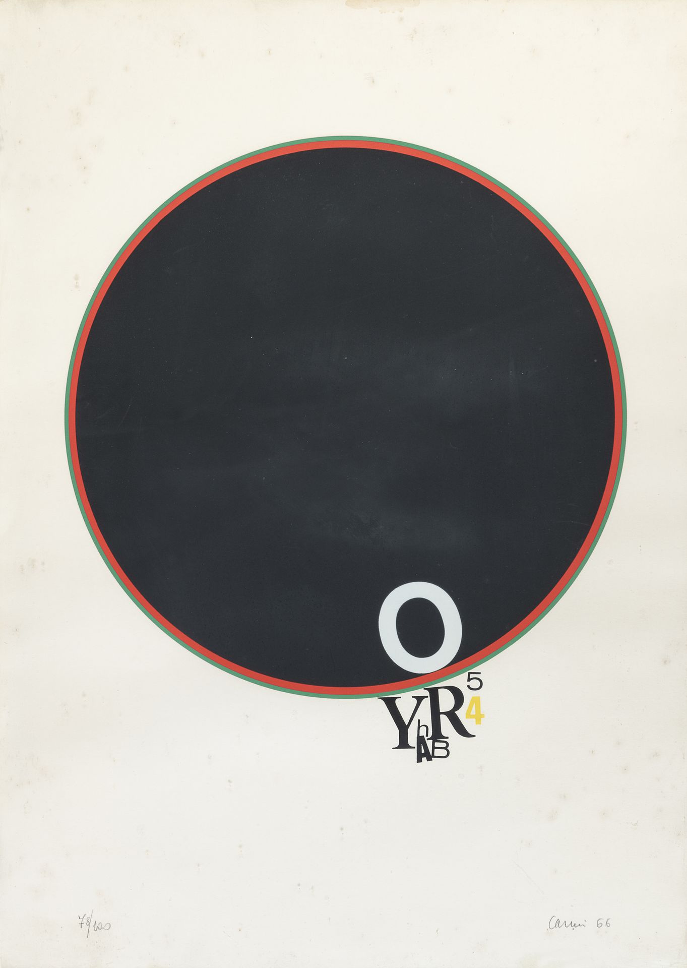 Null 尹志强-卡尔米


(热那亚1920-卢加诺2016)





无题》，1966年


石版画，ex. 78/100


尺寸，cm. 70 x 5&hellip;