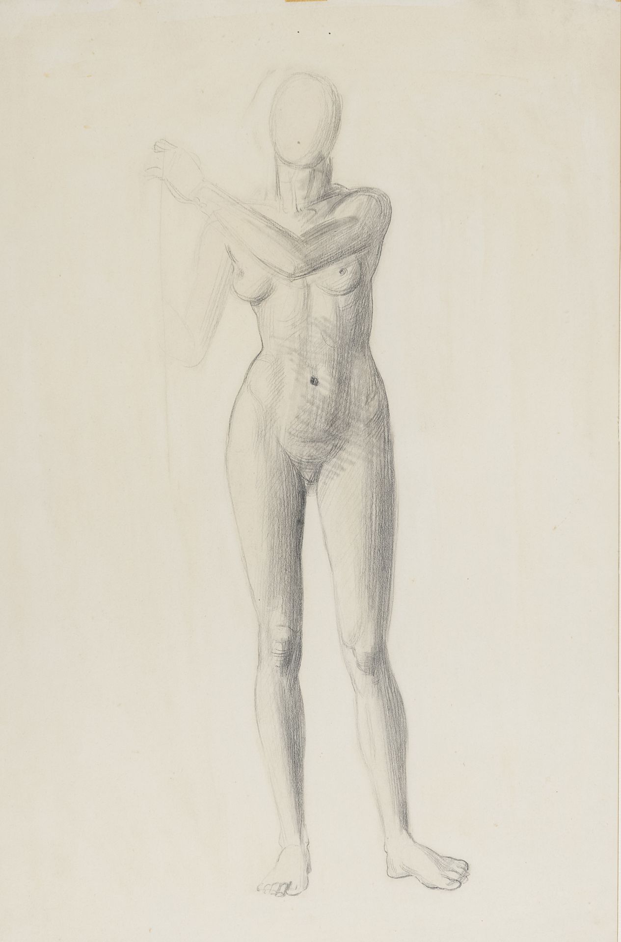 Null PENCIL DRAWING BY ACHILLE FUNI 1941