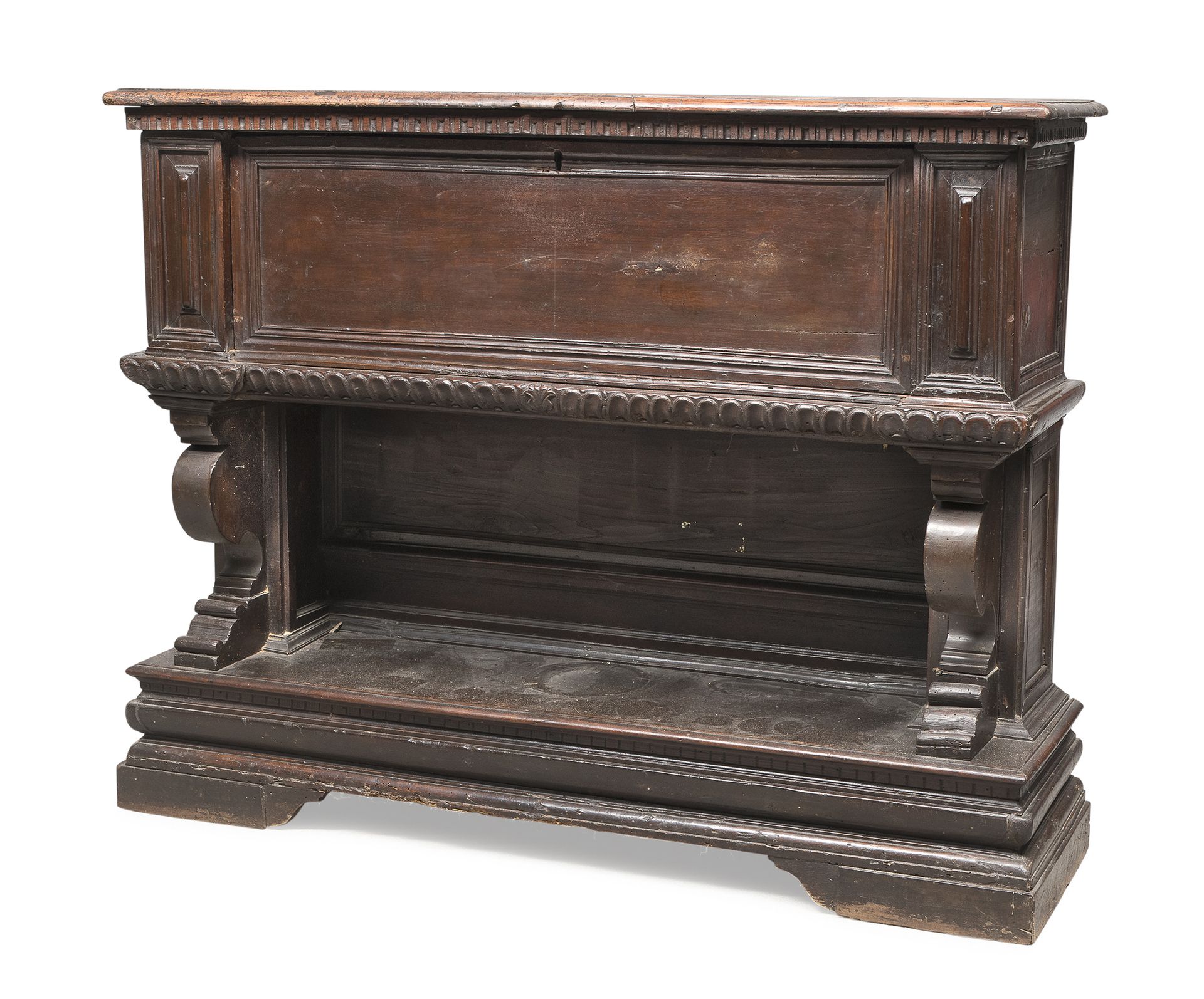 Null WALNUT CABINET, PROBABLY UMBRIA 17th CENTURY