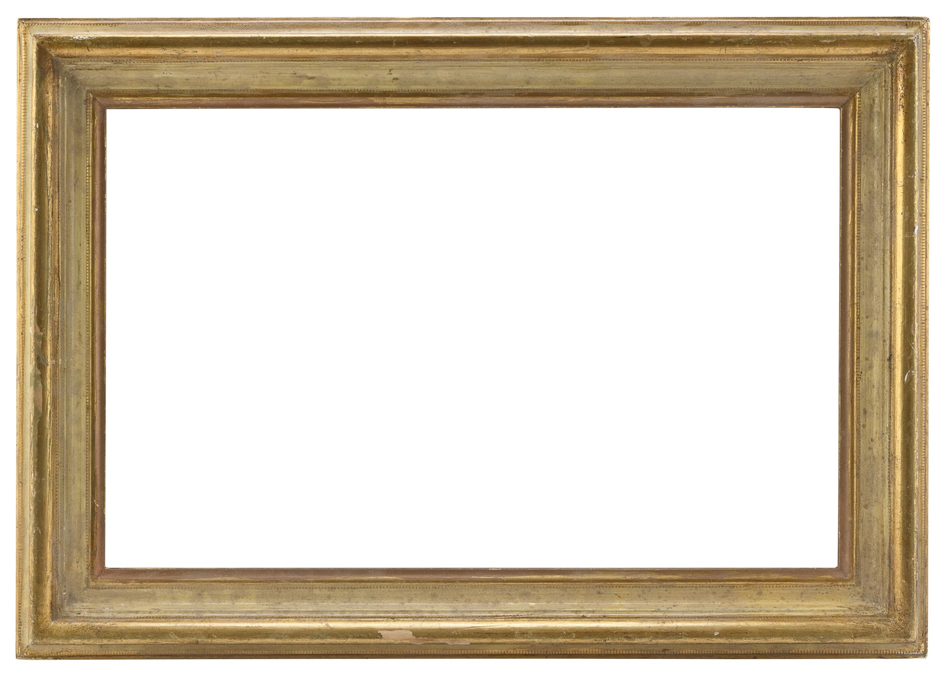 Null 漆面木框，20世纪


十七世纪的风格，奶油色和金色的地面，有模子的边缘。


光线56 x 40厘米。