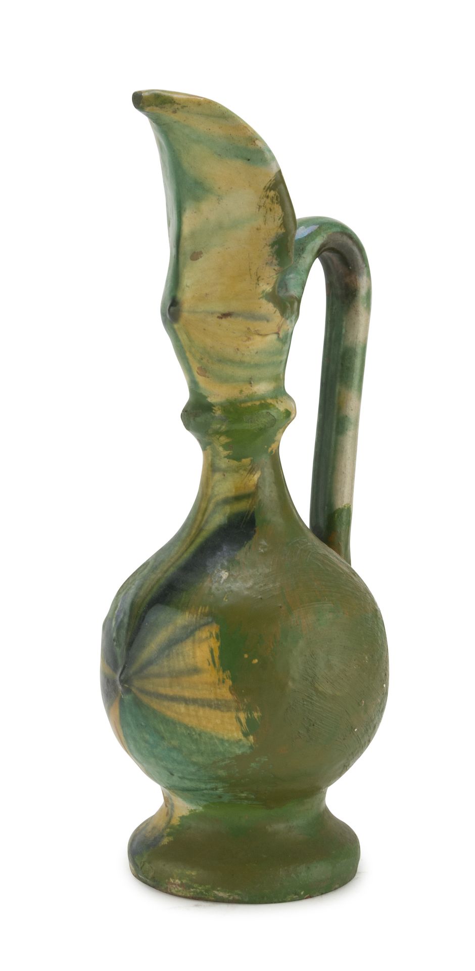 Null 陶瓷浇注器，Seminara 19世纪末


黄色和绿色的搪瓷。


尺寸为36 x 13厘米。


恢复。