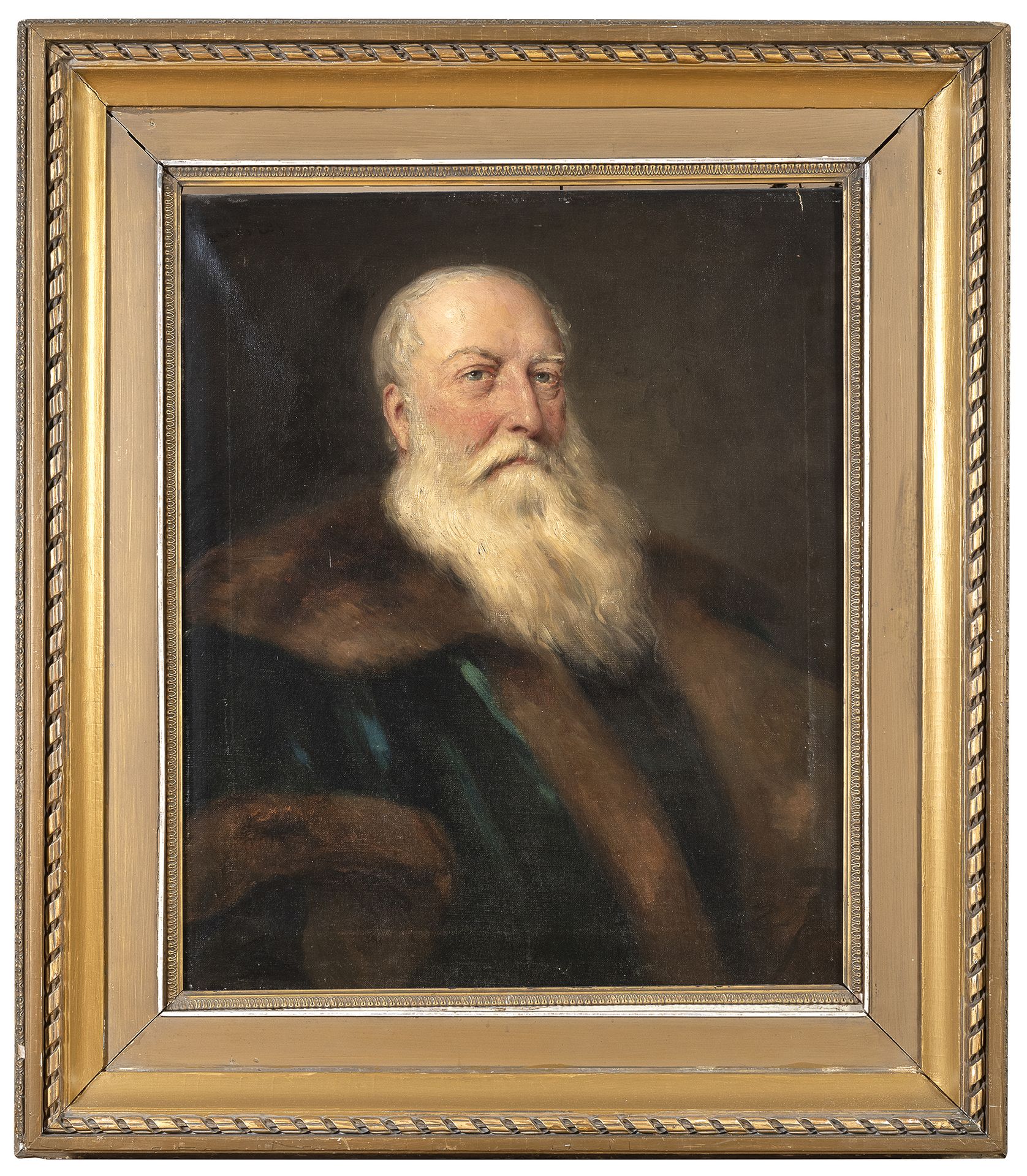 Null OIL PORTRAIT OF THE DUKE OF SAXONY BY AUGUST ROESLER