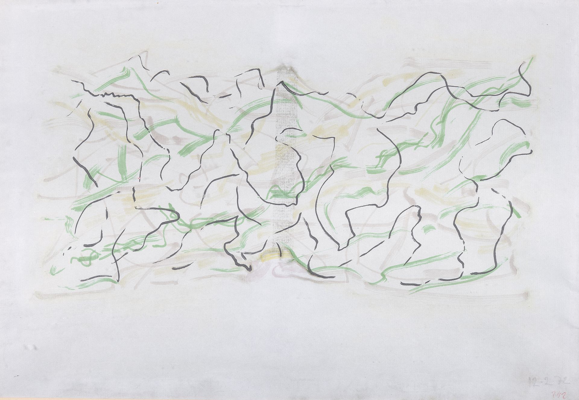 Null ROLAND BARTHES


(瑟堡1915-巴黎1980)





无题》，1972年


纸上水彩画，28 x 42厘米


日期为 "12&hellip;