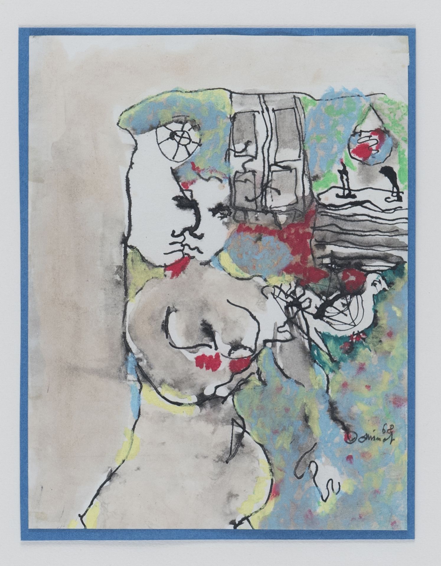 Null PEINTRE DU 20ÈME SIÈCLE





Sans titre, 1968


Aquarelle sur papier, cm. 2&hellip;