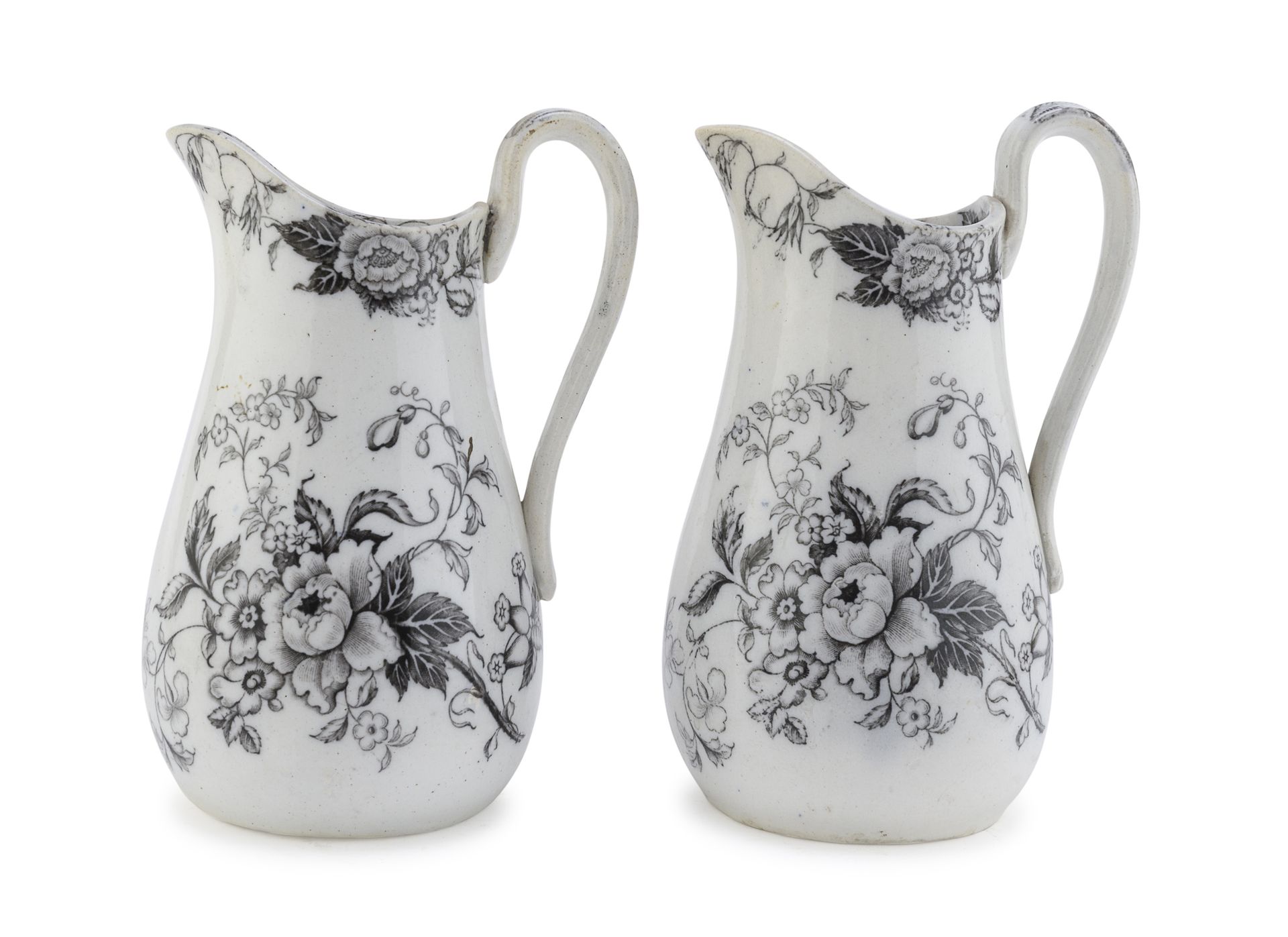 Null PAIR OF EARTHENWARE JUGS