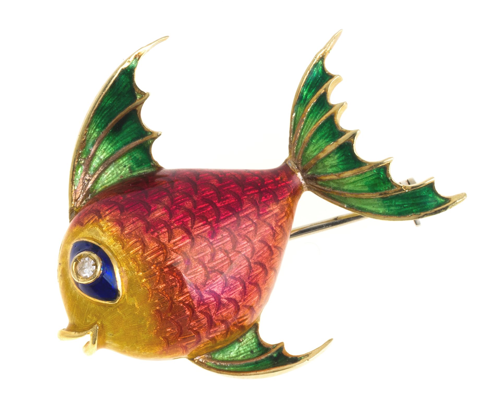 Null FANTASY BROOCH


aus 18 kt. Gelbgold, in Form eines Fisches, verziert mit e&hellip;