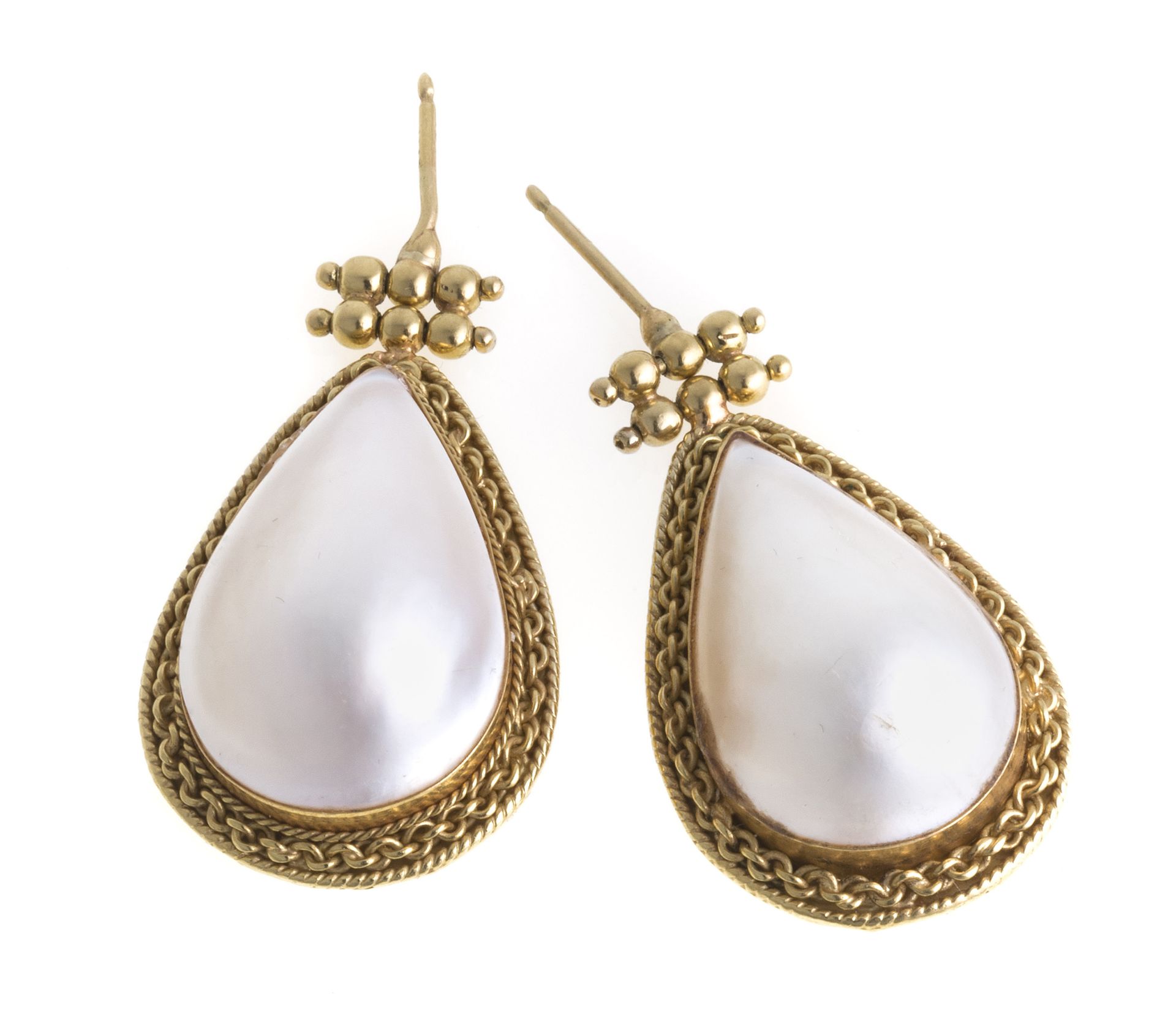 Null GOLD EARRINGS WITH PEARL