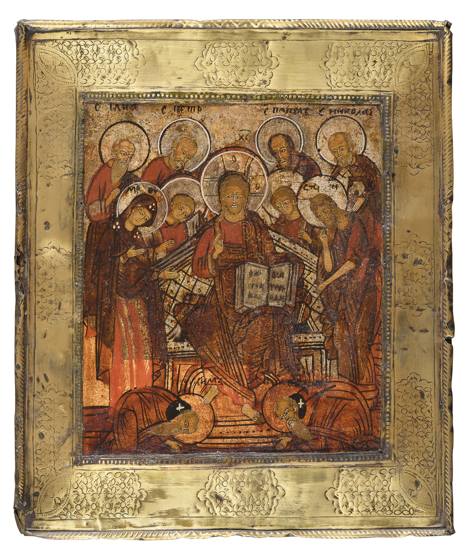 Null RUSSIAN TEMPERA ICON, LATE 18TH, EARLY 19TH CENTURY