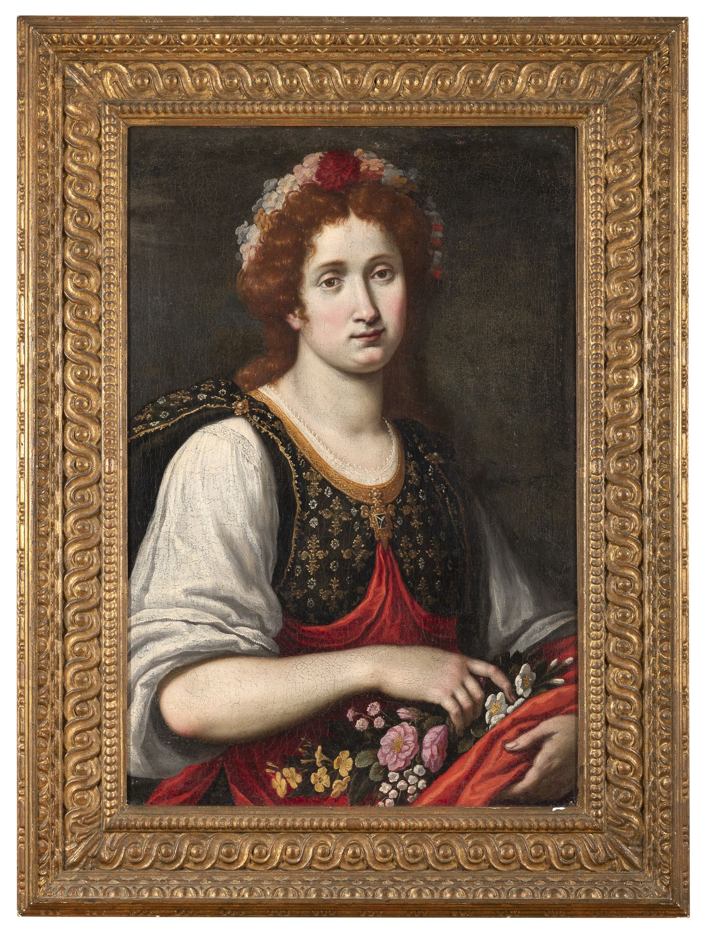 Null 马蒂奥-罗塞利

(佛罗伦萨 1578 - 1650)



寓意为春天或植物群

布面油画，cm. 86 x 57



证据

罗马私人收藏


&hellip;
