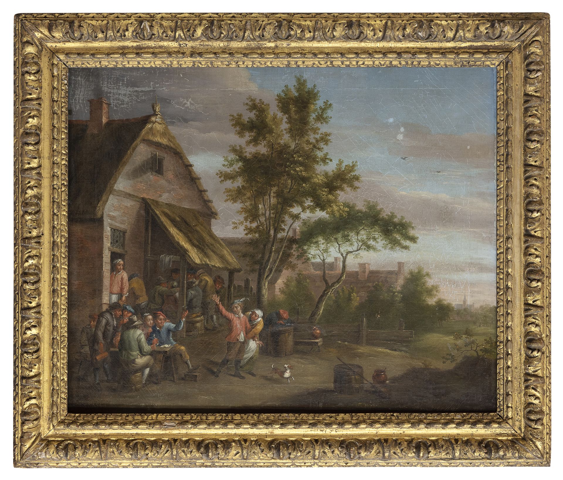 Null DAVID TENIERS, 追随者

(安特卫普1610-布鲁塞尔1690)



村里的克米斯

布面油画，cm. 63 x 76,5



起源&hellip;