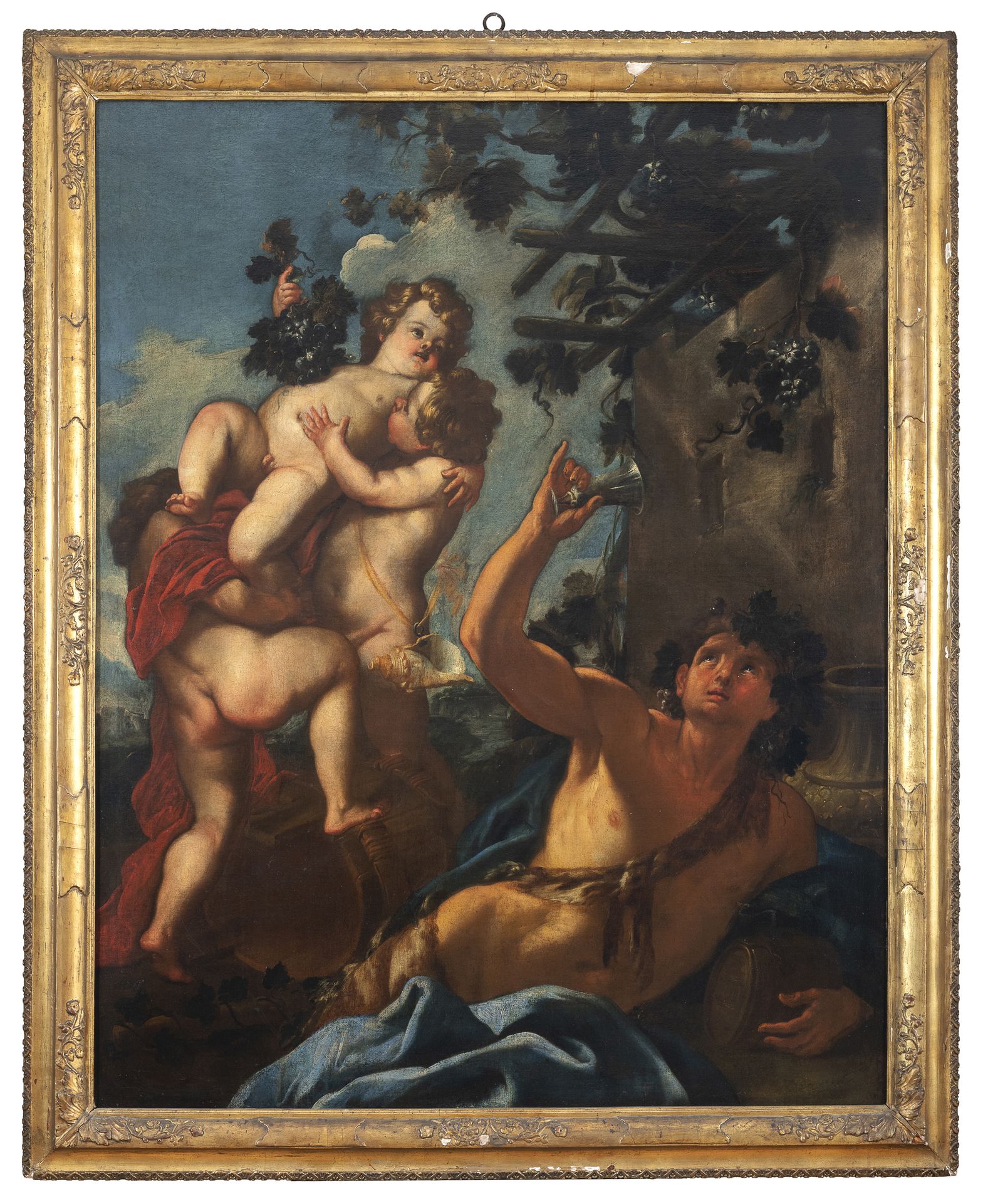 Null 冈萨雷斯-布兰迪（Giacinto Brandi

(罗马 1621 - 1691)



秋天的寓言与巴库斯

布面油画，141.5 x 113厘米&hellip;