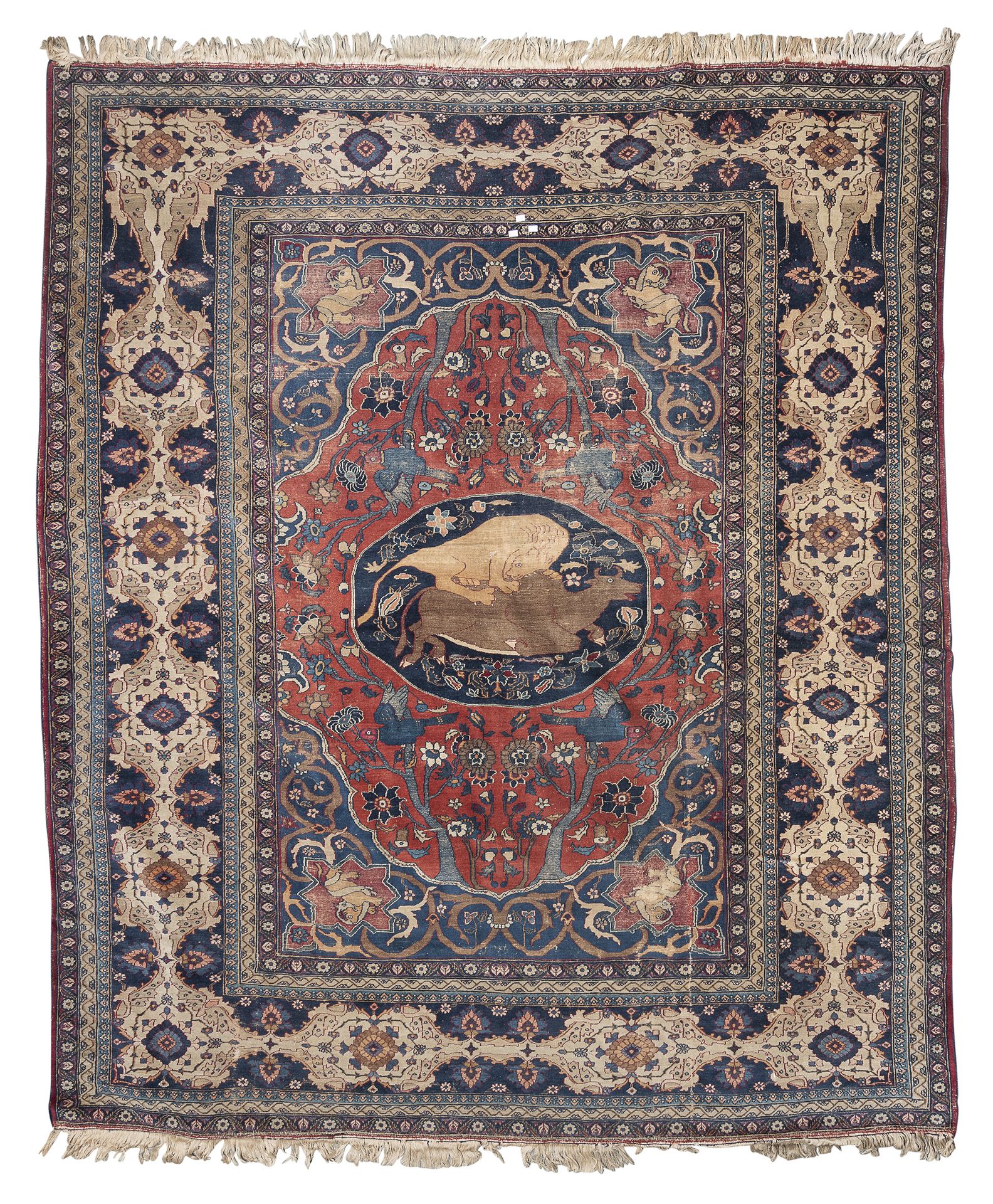 Null EXCEPTIONAL ISFAHAN RUG, EARLY 20TH CENTURY