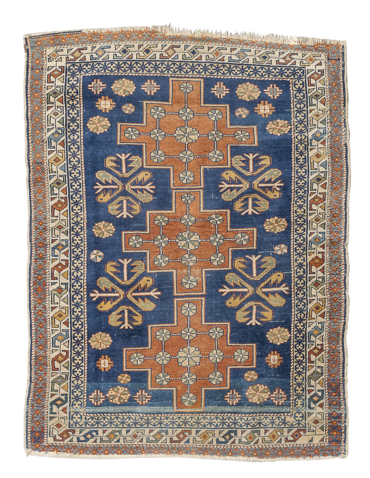 Null CAUCASIAN MOGAN RUG, EARLY 20TH CENTURY