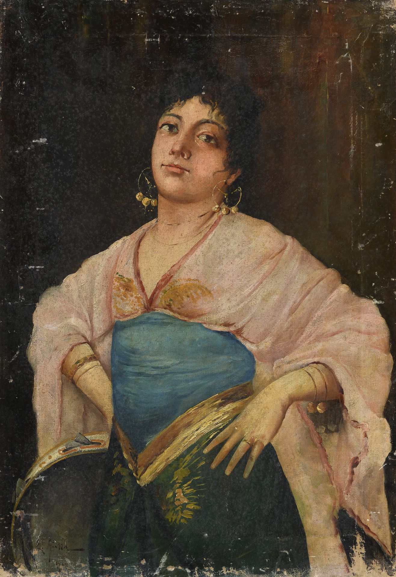 Null E. GIARRA


(Italia, fine XIX secolo)





GITANA


Olio su tela, cm. 52 x &hellip;