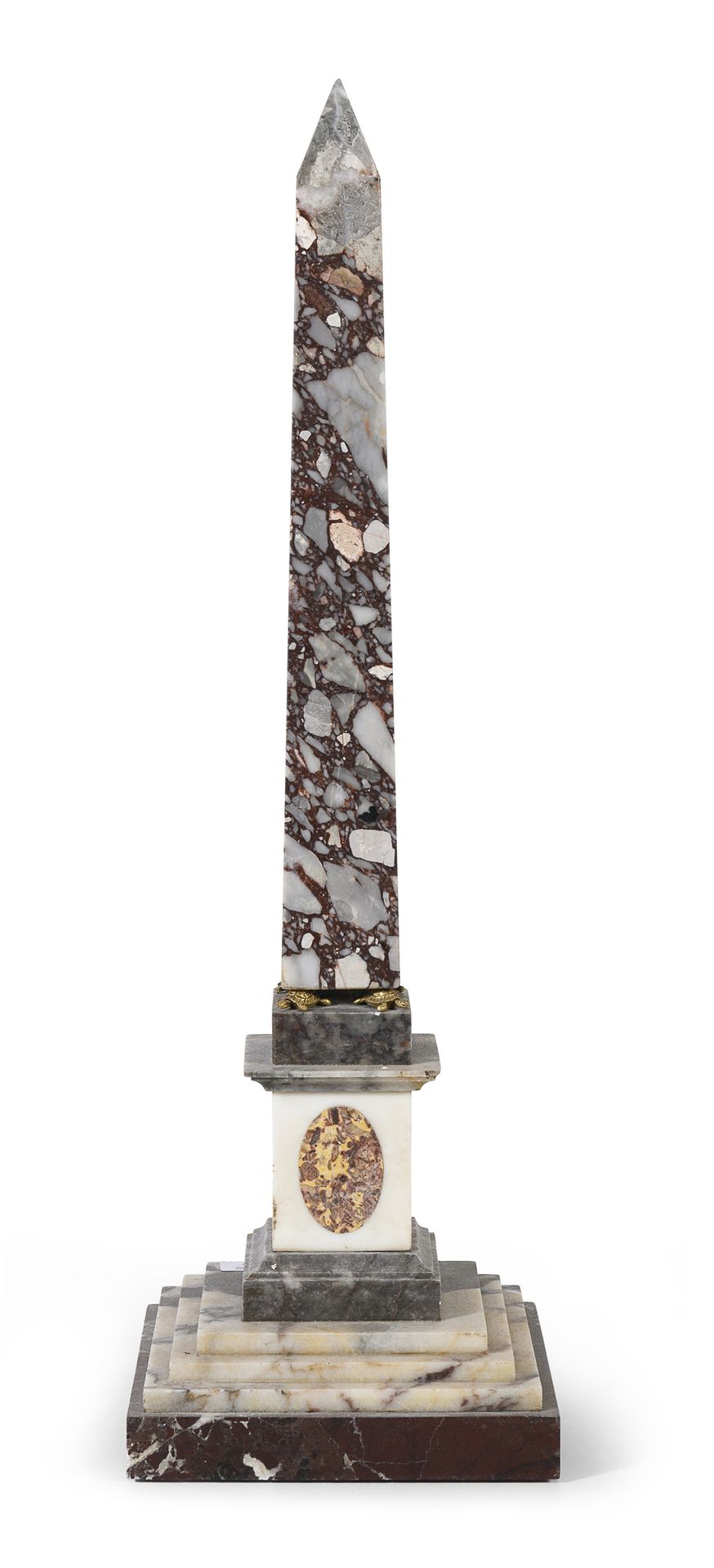 Null MODELLO DI OBELISCO IN MARMI, XIX SECOLO


con base a plinto in marmo bianc&hellip;
