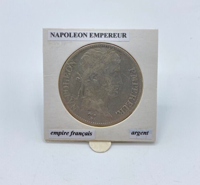 Null 法国--第一帝国（1804-1814）。

5法郎银币，ECU型

正面：拿破仑皇帝头像，由Brenet和Tiolier制作

反面：5法郎--法兰西&hellip;