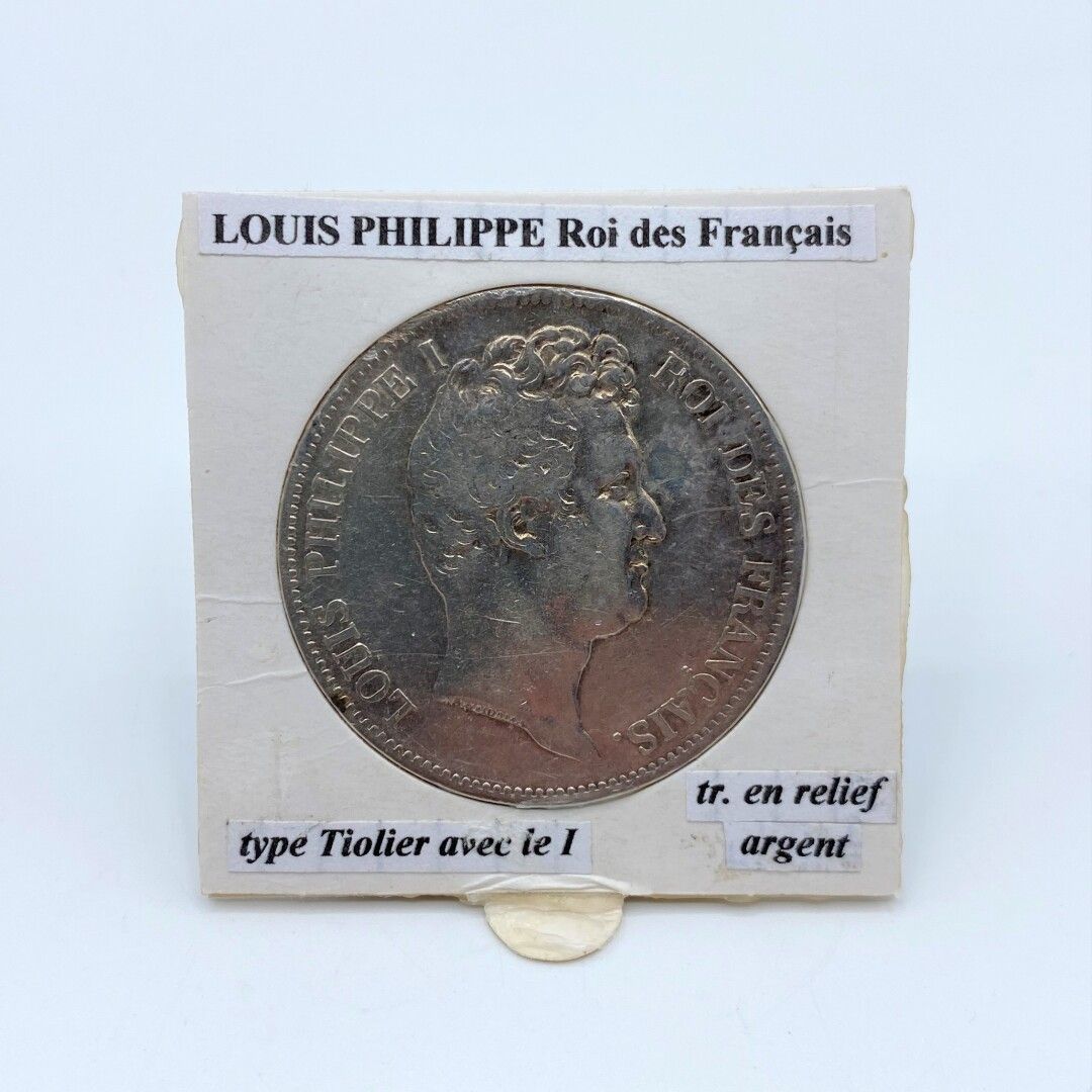 Null Francia - Restauración (1814-1830),

Moneda de plata de 5 francos, tipo ecu&hellip;