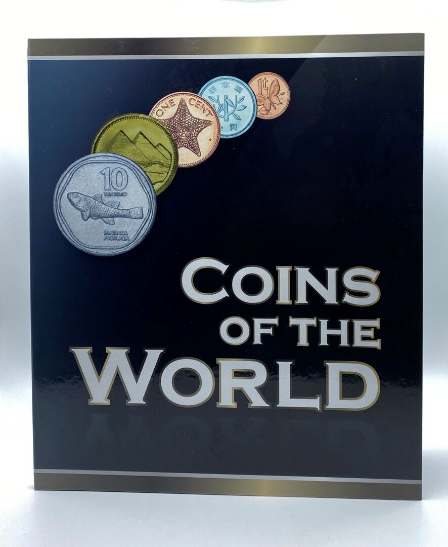 Null Coins of the Word,

Hardback album of 50 world currencies.