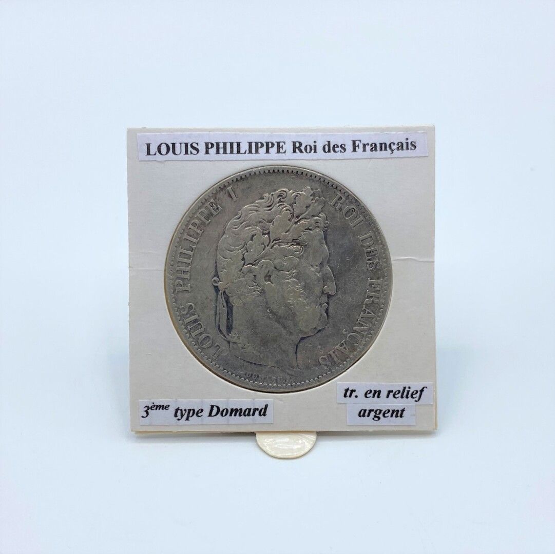 Null 法国--七月君主制（1830-1848）。

5法郎银币，ECU型。

正面：法国国王路易-菲利普一世，头戴月桂冠--由多马德第三型。

反面：5法郎&hellip;