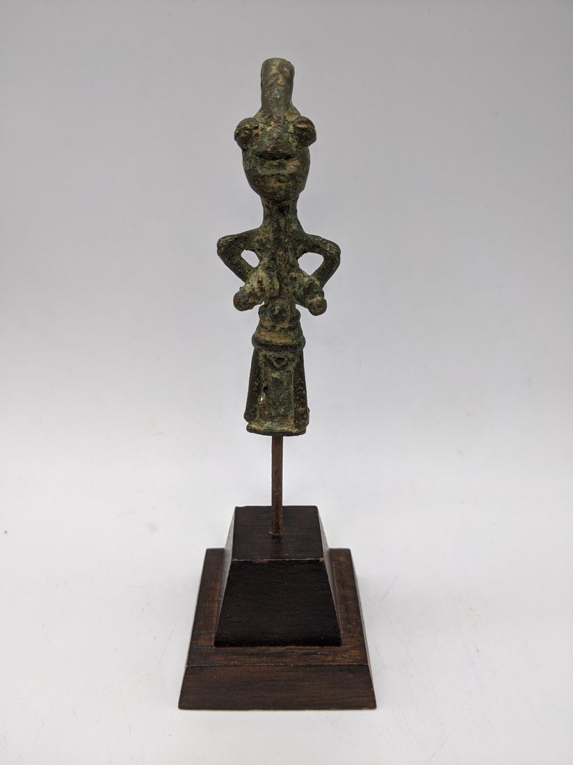 Null A West African tribal art Ogboni Society Edan pendant, Yoruba People, Niger&hellip;